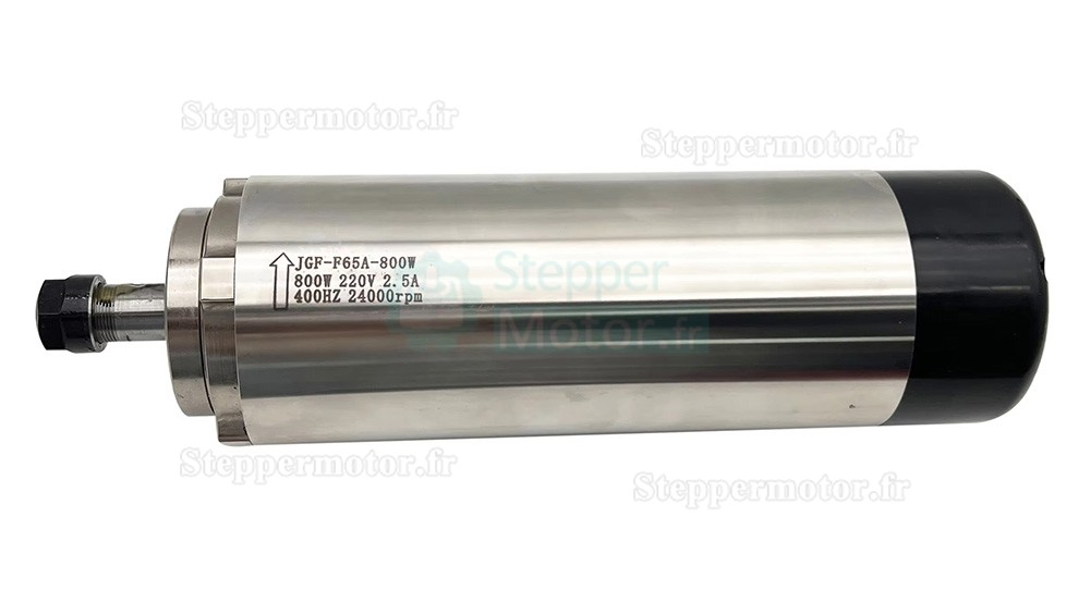 Moteur de broche cnc refroidi par air Handi JGF-65A-0.8KW 110V/220/V 800W 24000 tr/min, pince ER11 pour machine de gravure CNC